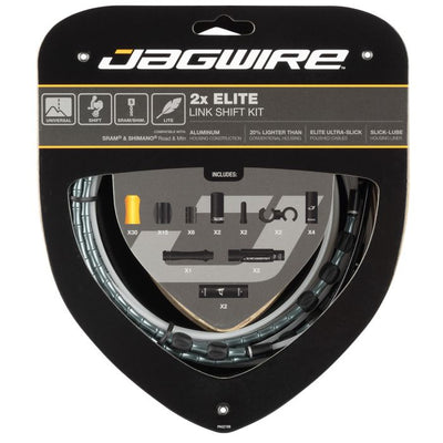 Jagwire 2x Elite Link Shift Kit – grau