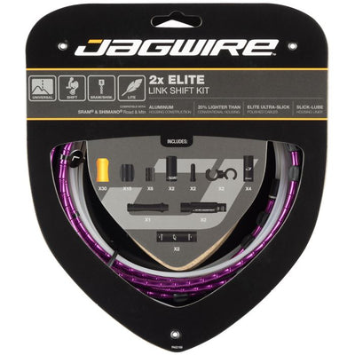 Jagwire 2x Elite Link Shift Kit – limitiert lila