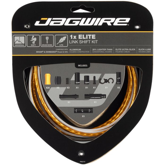 Jagwire 1x Elite Link Shift Kit – Gold