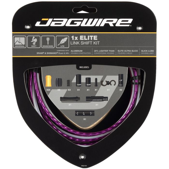 Jagwire 1x Elite Link Shift Kit – limitiert lila