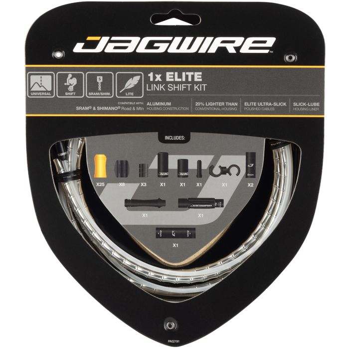 Jagwire 1x Elite Link Shift Kit – Silber