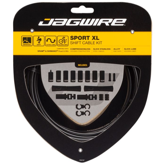 Jagwire Sport Shift XL Kit – Schwarz