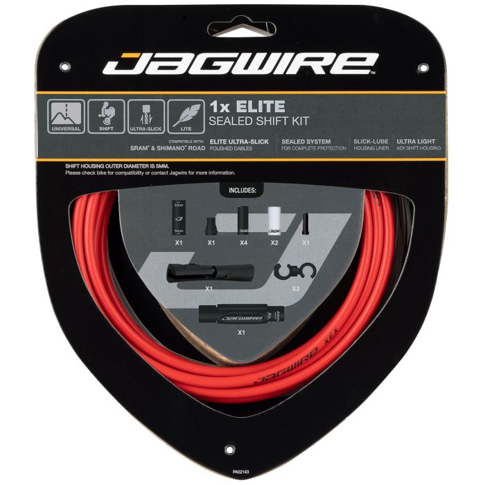 Jagwire 1x Elite Sealed Shift Kit – rot