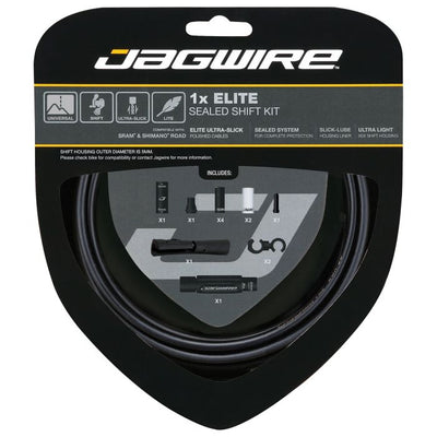 Jagwire 1x Elite Sealed Shift Kit – Stealth Black