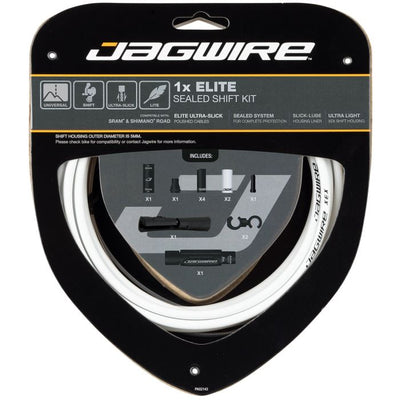 Jagwire 1x Elite Sealed Shift Kit – weiß