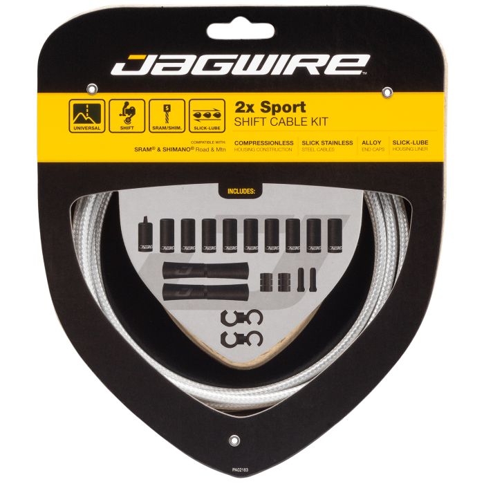 Jagwire 2x Sport-Schaltsatz – Sterlingsilber