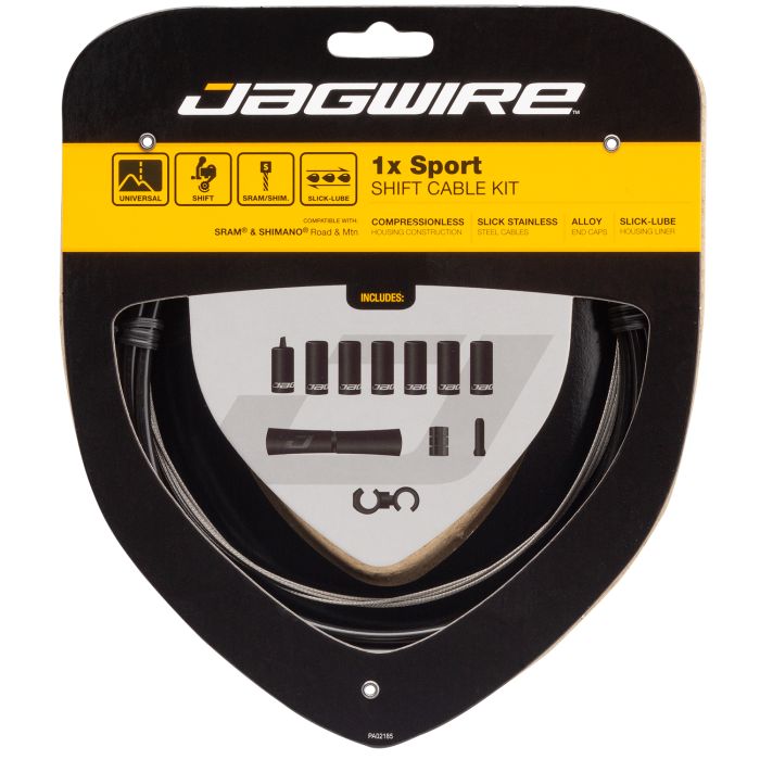 Jagwire 1x Sportschaltkit - schwarz