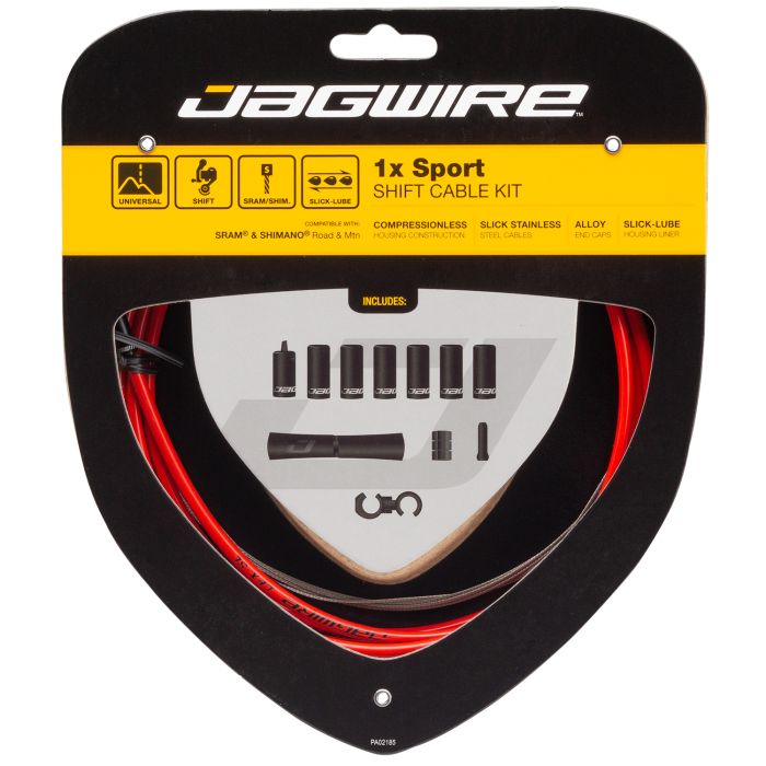 Jagwire 1x Sportschaltkit - rot