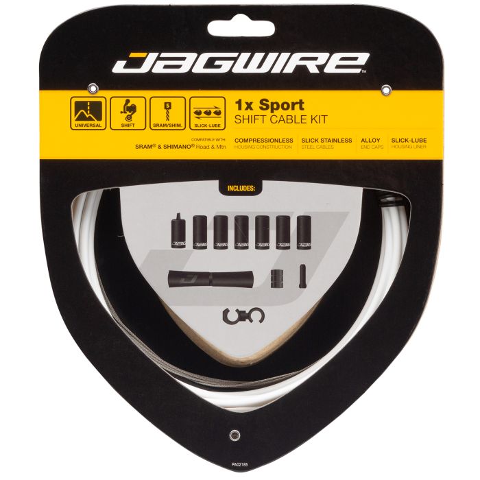 Jagwire 1x Sport-Schaltkit – weiß
