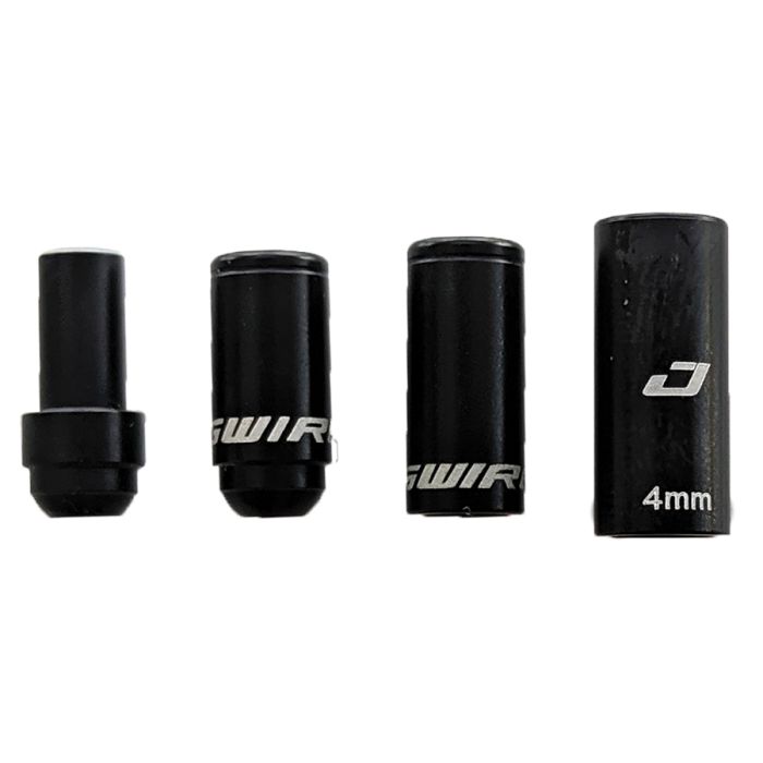 Jagwire 1x Elite Link Schaltendkappen-Pack (8 Stück) – schwarz