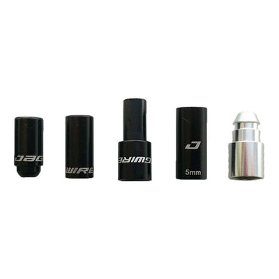 Jagwire Mountain Elite Link Bremsendkappen-Pack (12 Stück) – schwarz
