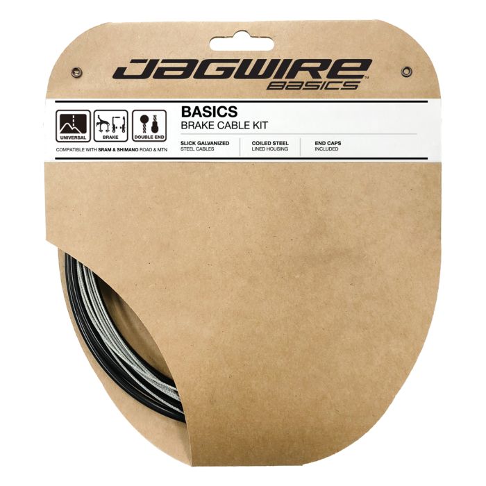 Jagwire Basics Bremsen-Bausatz – schwarz