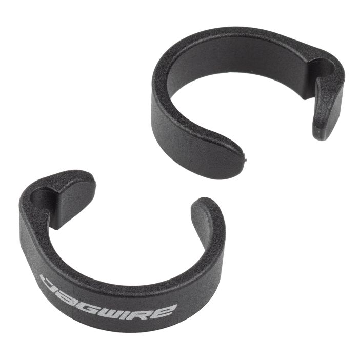 Jagwire Clipring – 3,2 mm E-Bike-Steuerkabel (19,0 – 22,2 mm) (4 Stück) – schwarz