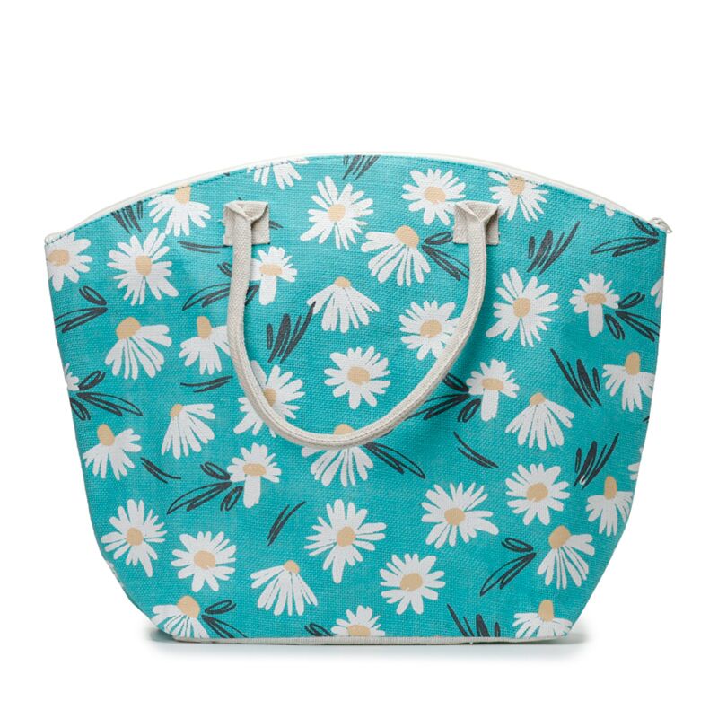 Margriet Pick der Haufen Jute Beach -Tasche
