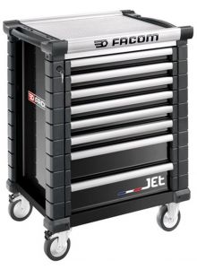 FACOM Jet+ Werkzeugwagen 7 Schubladen M4 schwarz