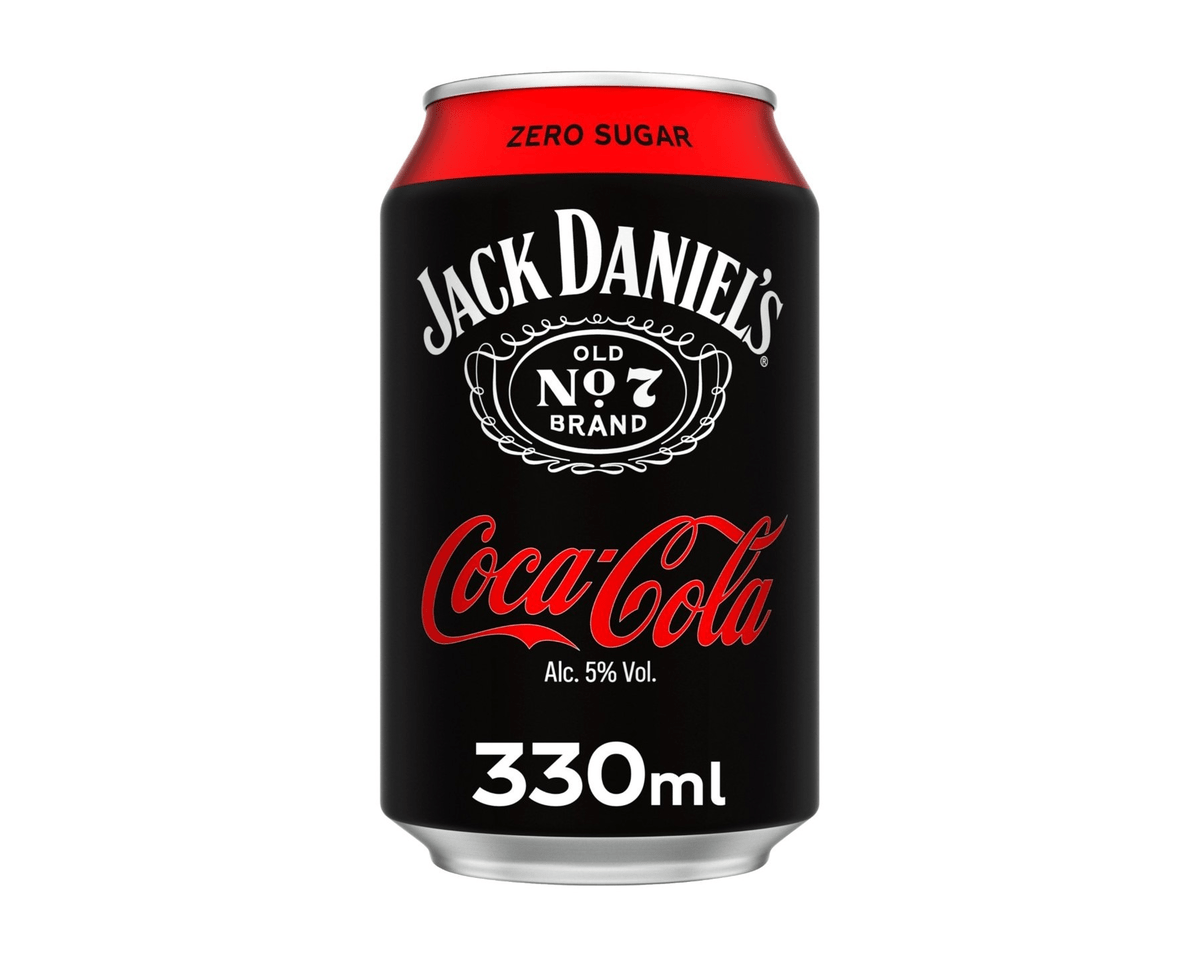 Jack Daniel's Coca Cola Zero Dose (12x 33cl)