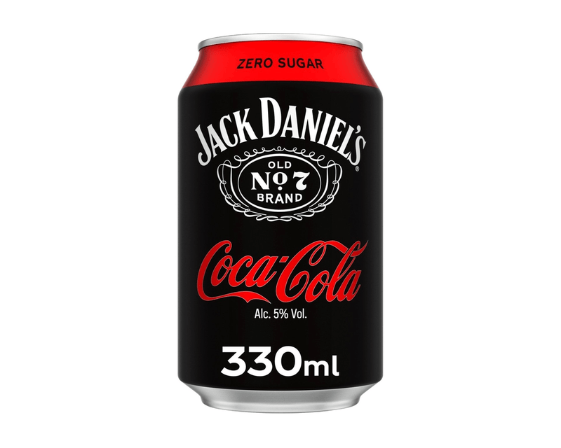 Jack Daniel's Coca Cola Zero Dose (12x 33cl)