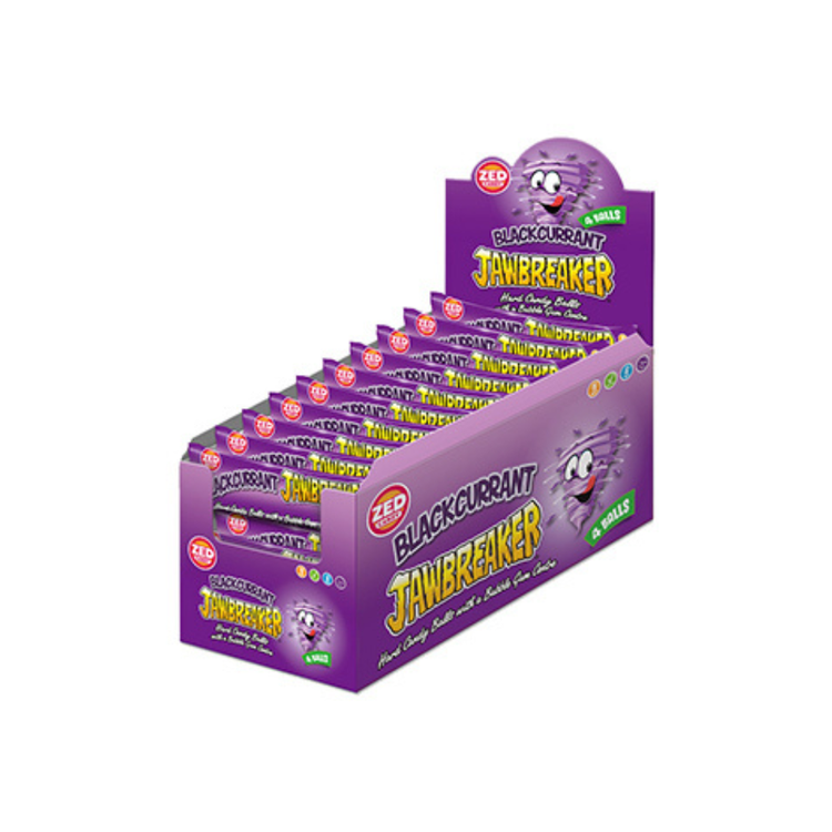 Zed Candy Jawbreaker schwarze Johannisbeere (40x 4er-Pack)