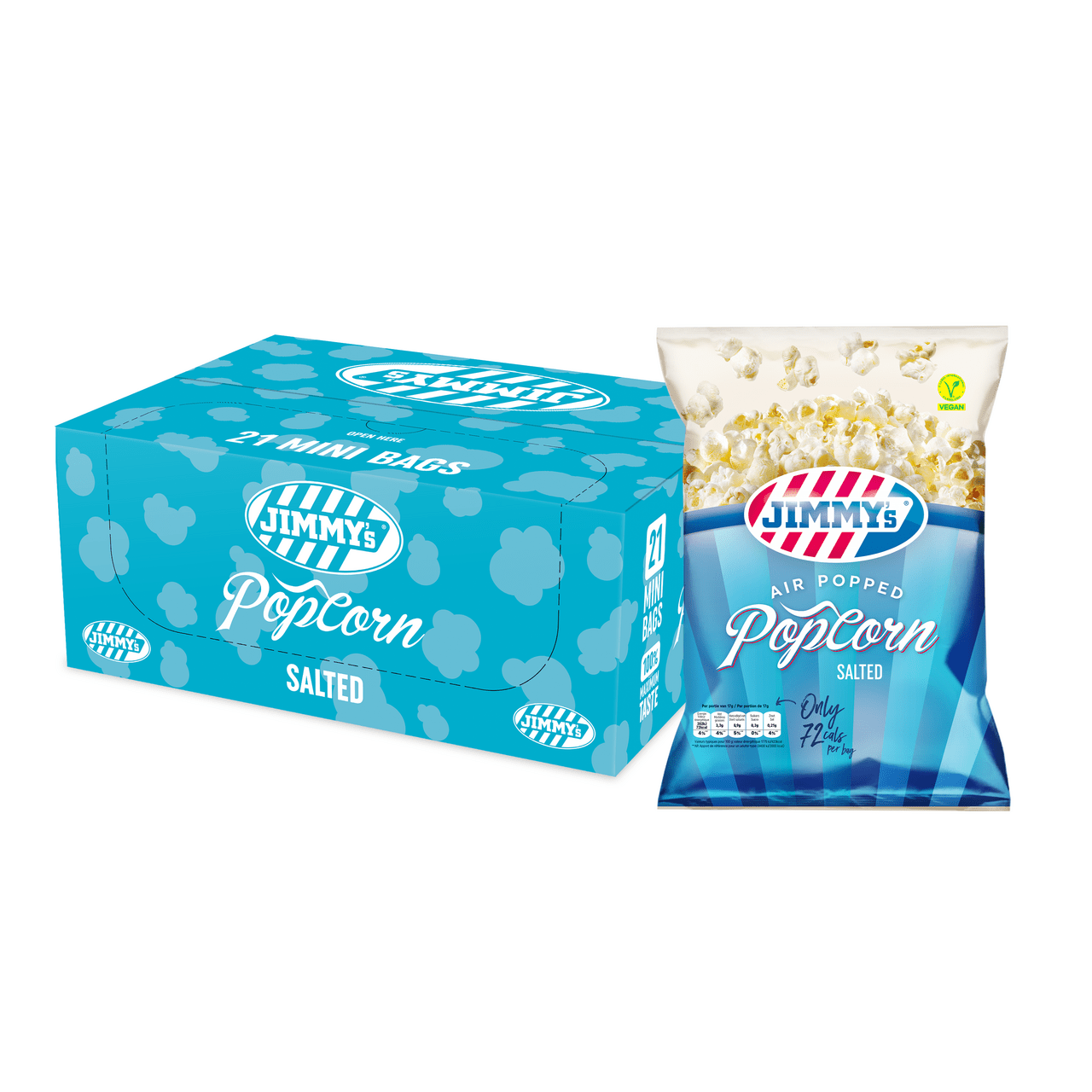 Jimmy's Popcorn-Salz-Minibeutel (21x 17gr)