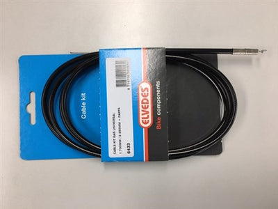 Elvedes Gaszug universal 1700mm 2250mm verzinkt schwarz (auf Karte)