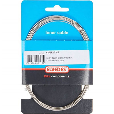 Schaltinnenzug Elvedes 2250 mm Edelstahl Slick ø1,1 mm Shimano SRAM N-Nippel (auf Karte)