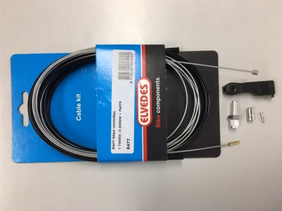 Schaltzugsatz Elvedes SRAM universal 1700 2250mm verzinkt - schwarz (auf Karte)