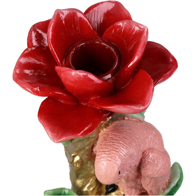 Kersten Kerzenständer Vogel Polyresin H26cm