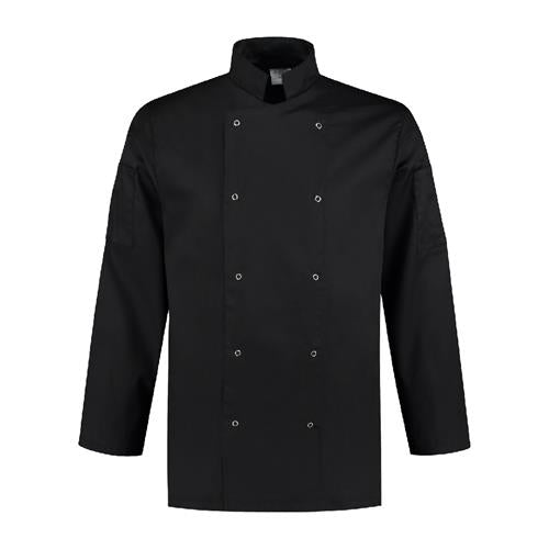Bestex Kochjacke Polyester Baumwolle schwarz s