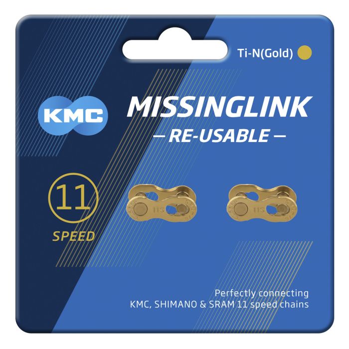 KMC Kettenglied 12-fach Ti-N Gold nicht wiederverwendbar