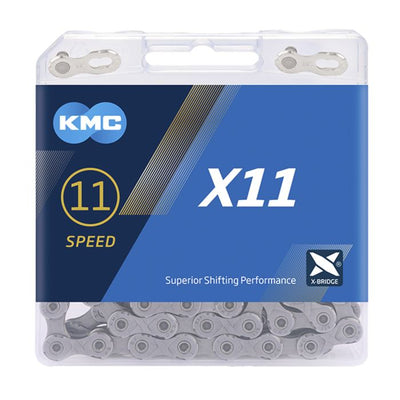 Kmc x11r grau 118 schakels (Fahrradschloss)