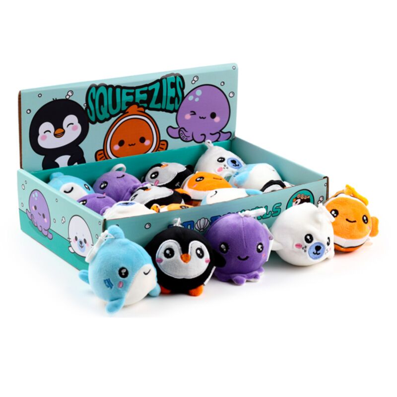 Adoramals Squeezies Squeeze Toy Marine Animals Schlüsselring
