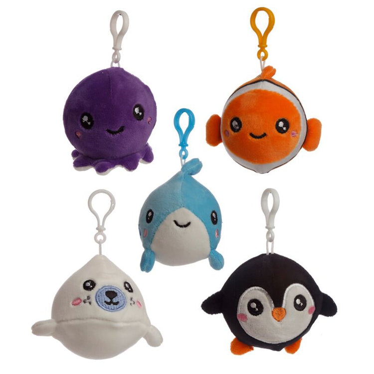 Adoramals Squeezies Squeeze Toy Marine Animals Schlüsselring