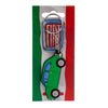 Fiat 500 Green PVC -Schlüsselring