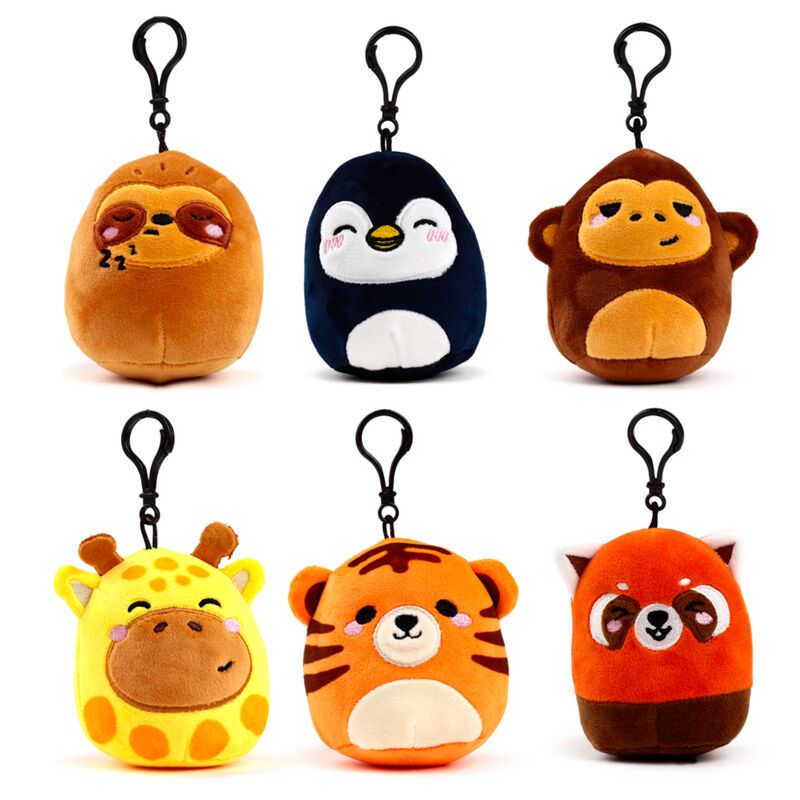 Squidgys Zoo Plush Keychain