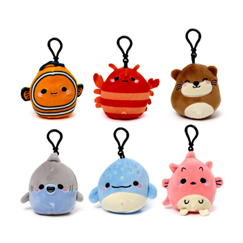 Squidgys Adoramals Zeeleven Plüschschlüsselkette
