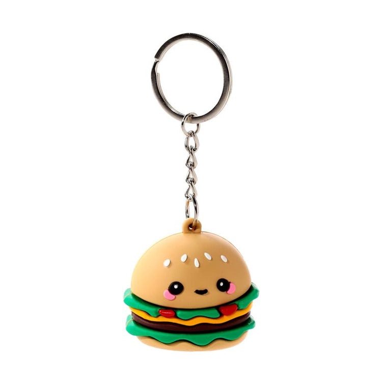 Hammy, der Burger-Feinschmecker, 3D-PVC-Schlüsselanhänger