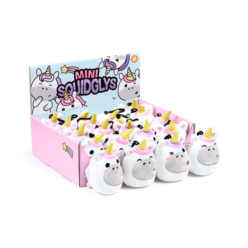 Squidglys Astra das Einhorn Adoracorns Mini-Schlüsselanhänger