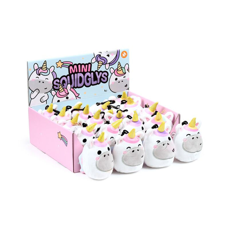 Squidglys Astra das Einhorn Adoracorns Mini-Schlüsselanhänger
