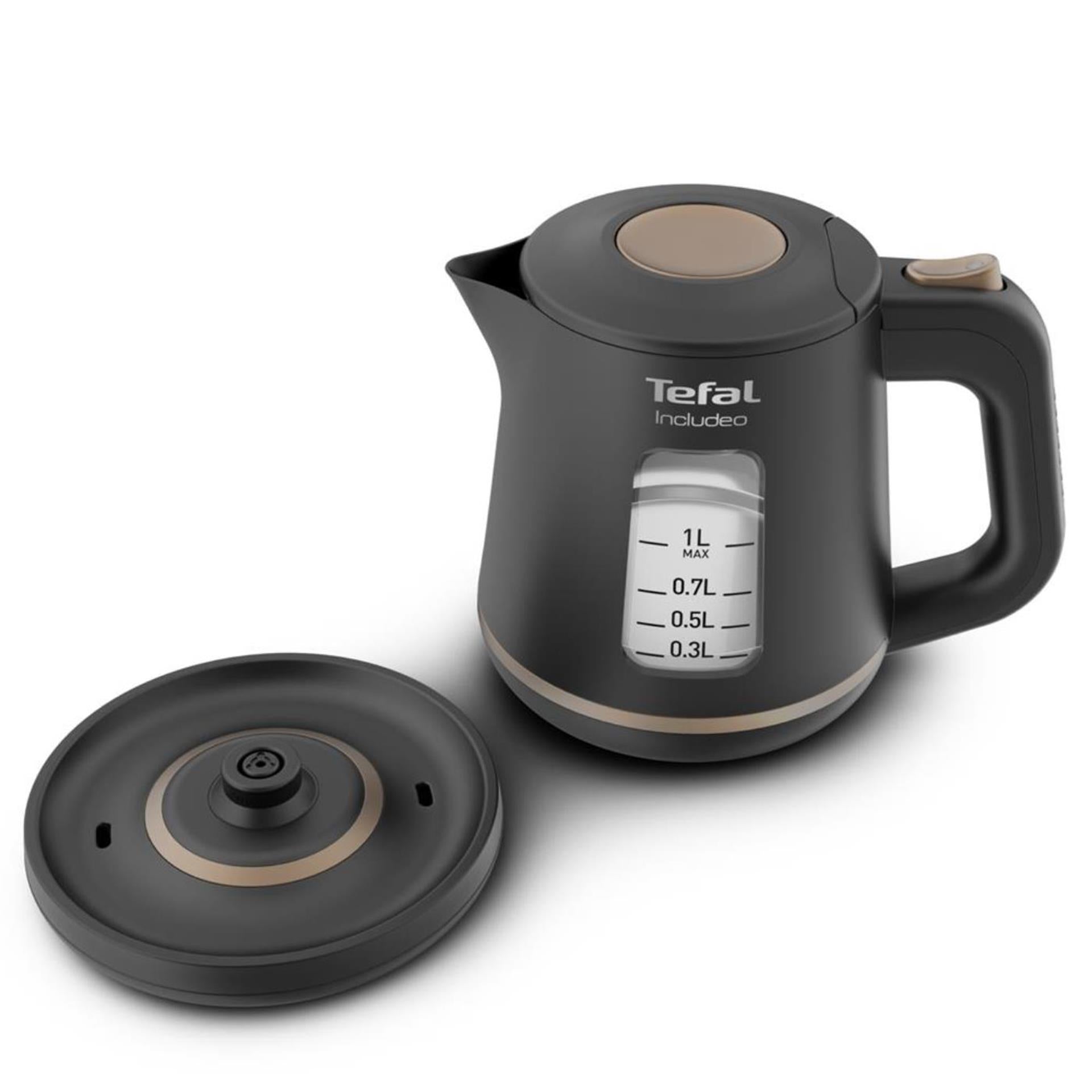 Tefal includeo Wasserkocher 1l schwarz
