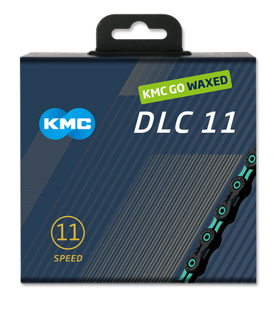 KMC Ketting DLC11 Black Celeste 118s gewachert