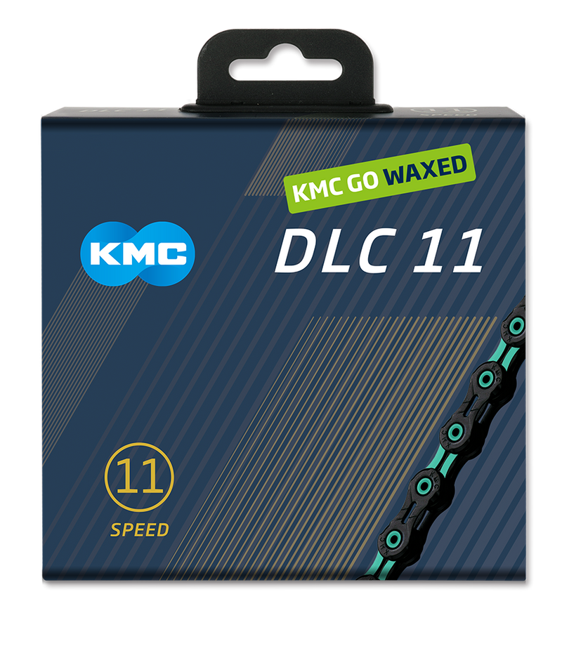 KMC Ketting DLC11 Black Celeste 118s gewachert