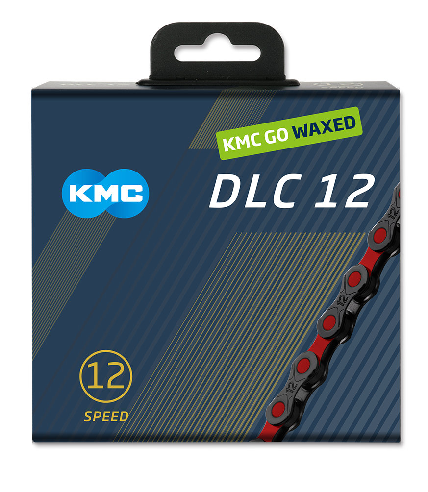 Kmc dlc 12 126-glides 12-Gang – schwarz rot
