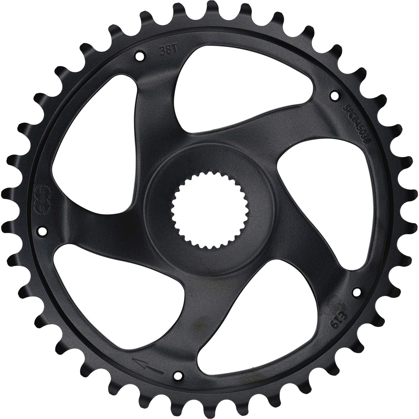 KMC Chaintop Bosch Gen 4 Elektrofahrrad 38T Schwarz