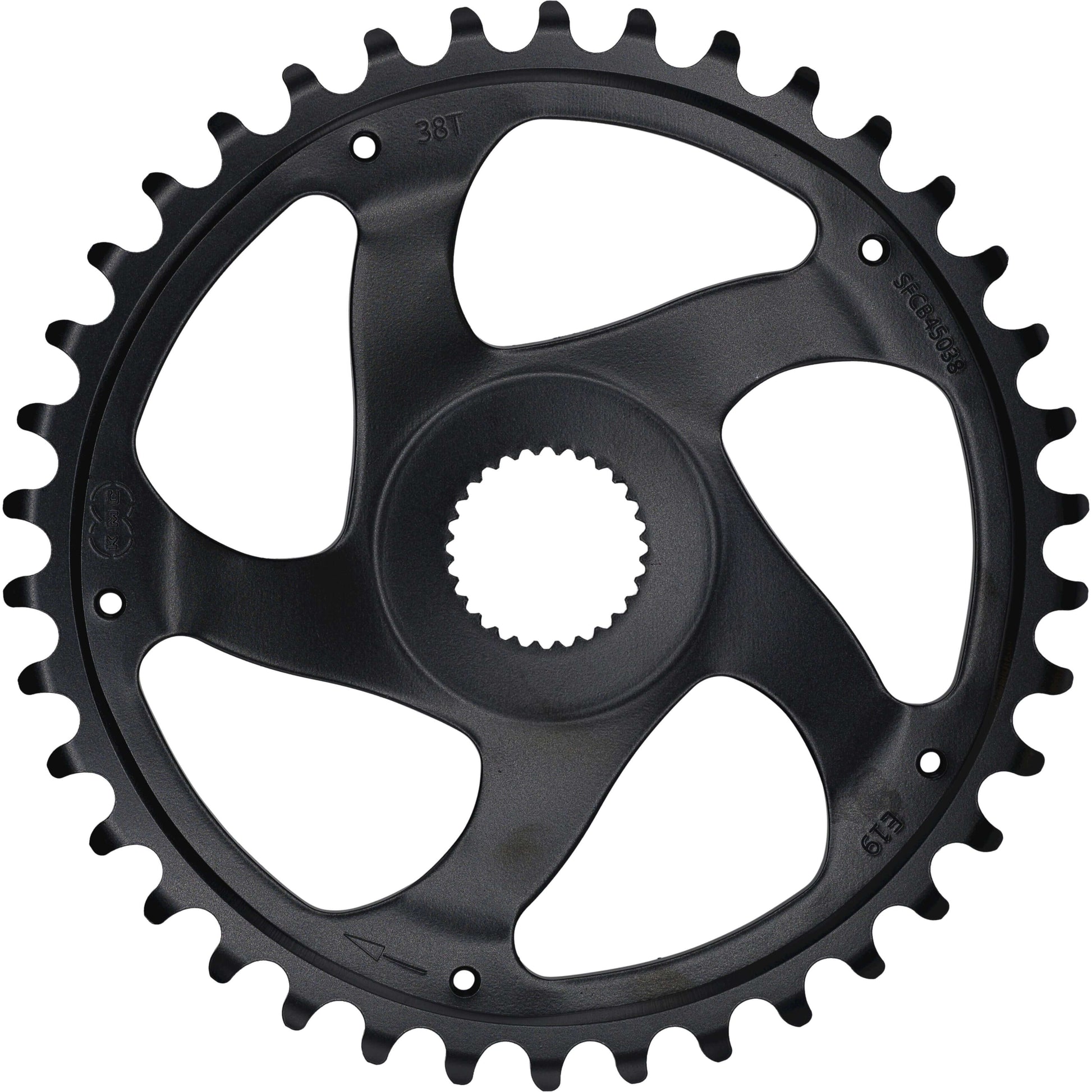 KMC Chaintop Bosch Gen 4 Elektrofahrrad 38T Schwarz