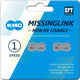 KMC Missing Link E1 E8 Ept, 3 32, 2 Stück, silberfarben