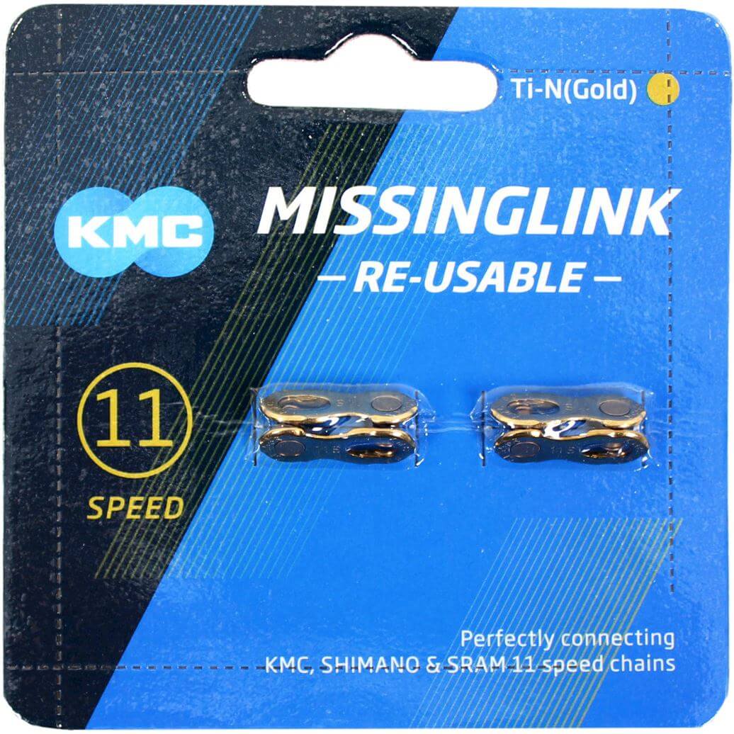 KMC MISSING LINK 11R Ti-N Gold 5,2mm - Silber