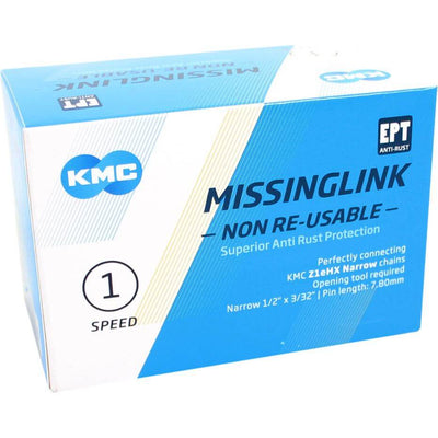 KMC Verbindungsglied MissingLink Z1eHX NR EPT silber schmal(40)