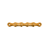 KMC-Fahrradkette X11el-Ti-N Gold 118 Links