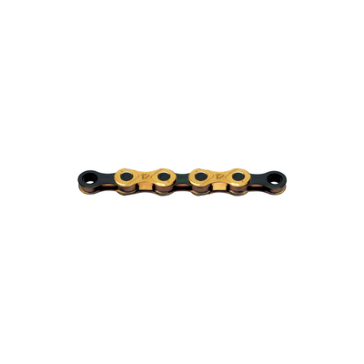 KMC-Fahrradkette X12 Ti-N Gold Black 126 Schakels