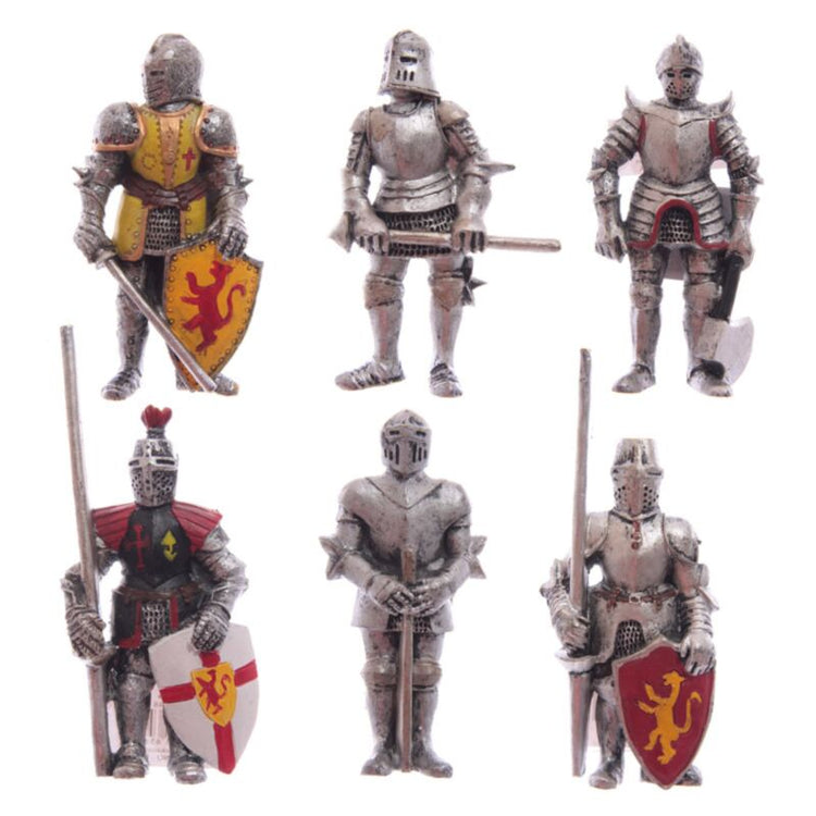 Mittelalterlicher Ritter Kuh Koffer Magnet